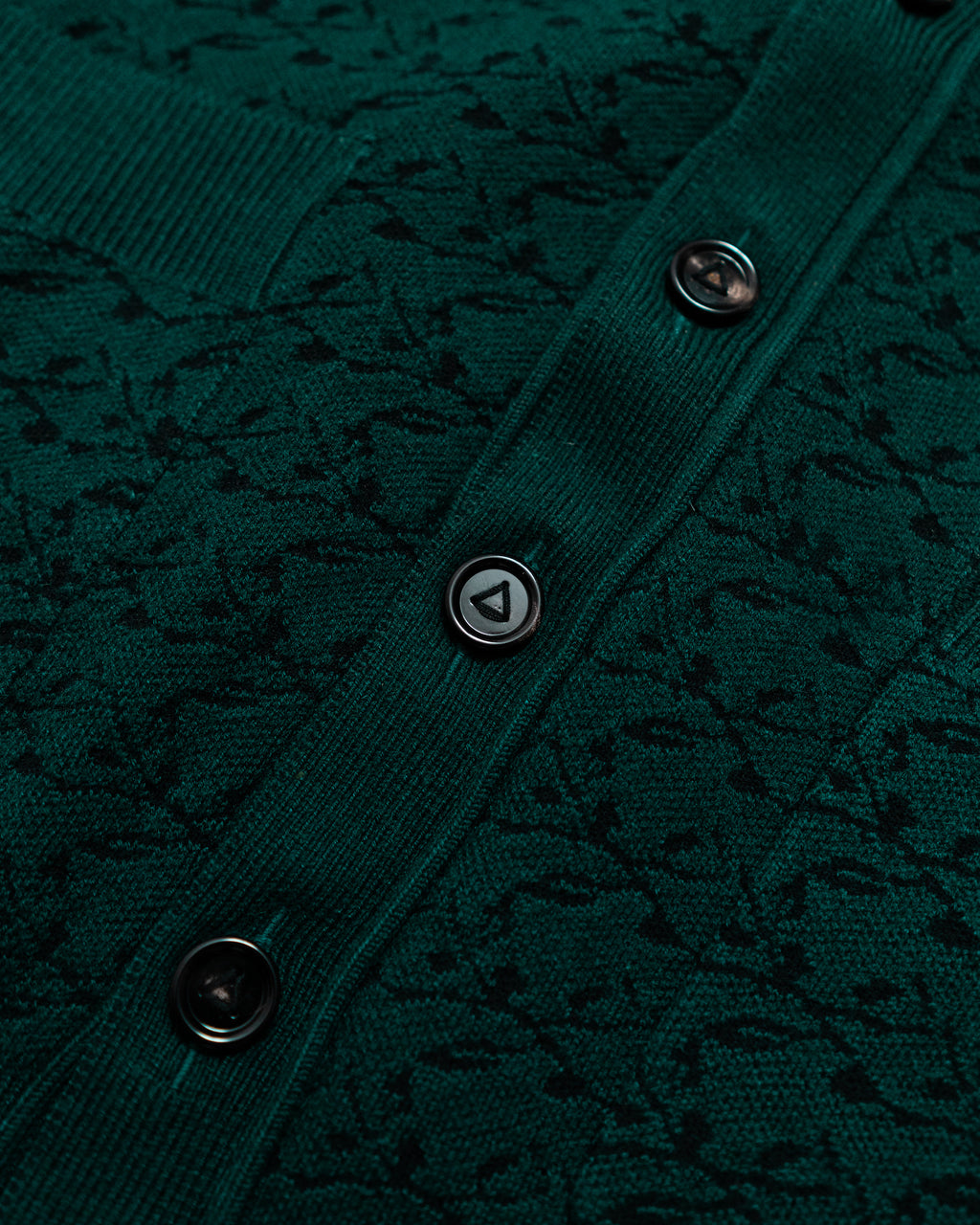 Fitted Jacquard Cardigan