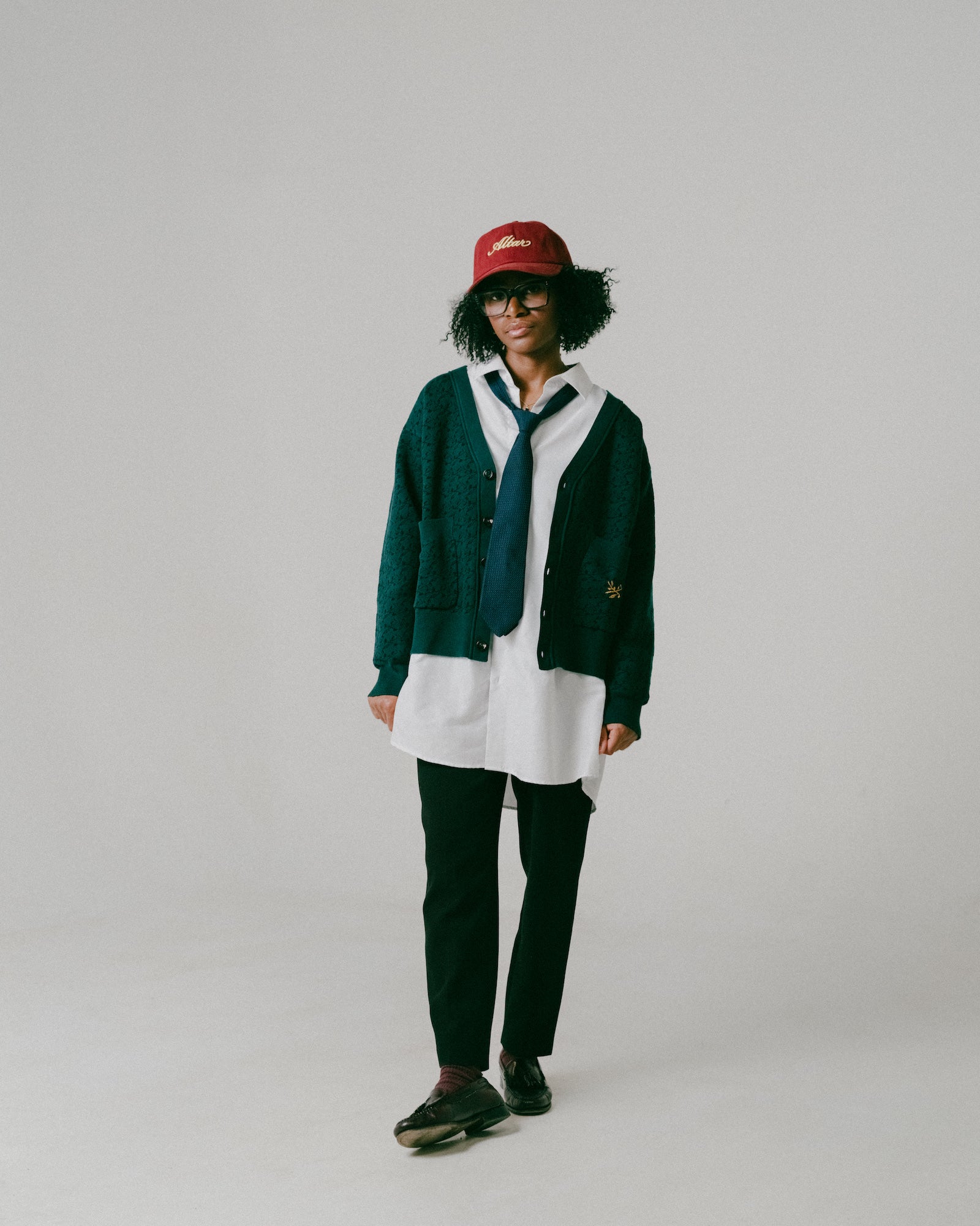 Fitted Jacquard Cardigan